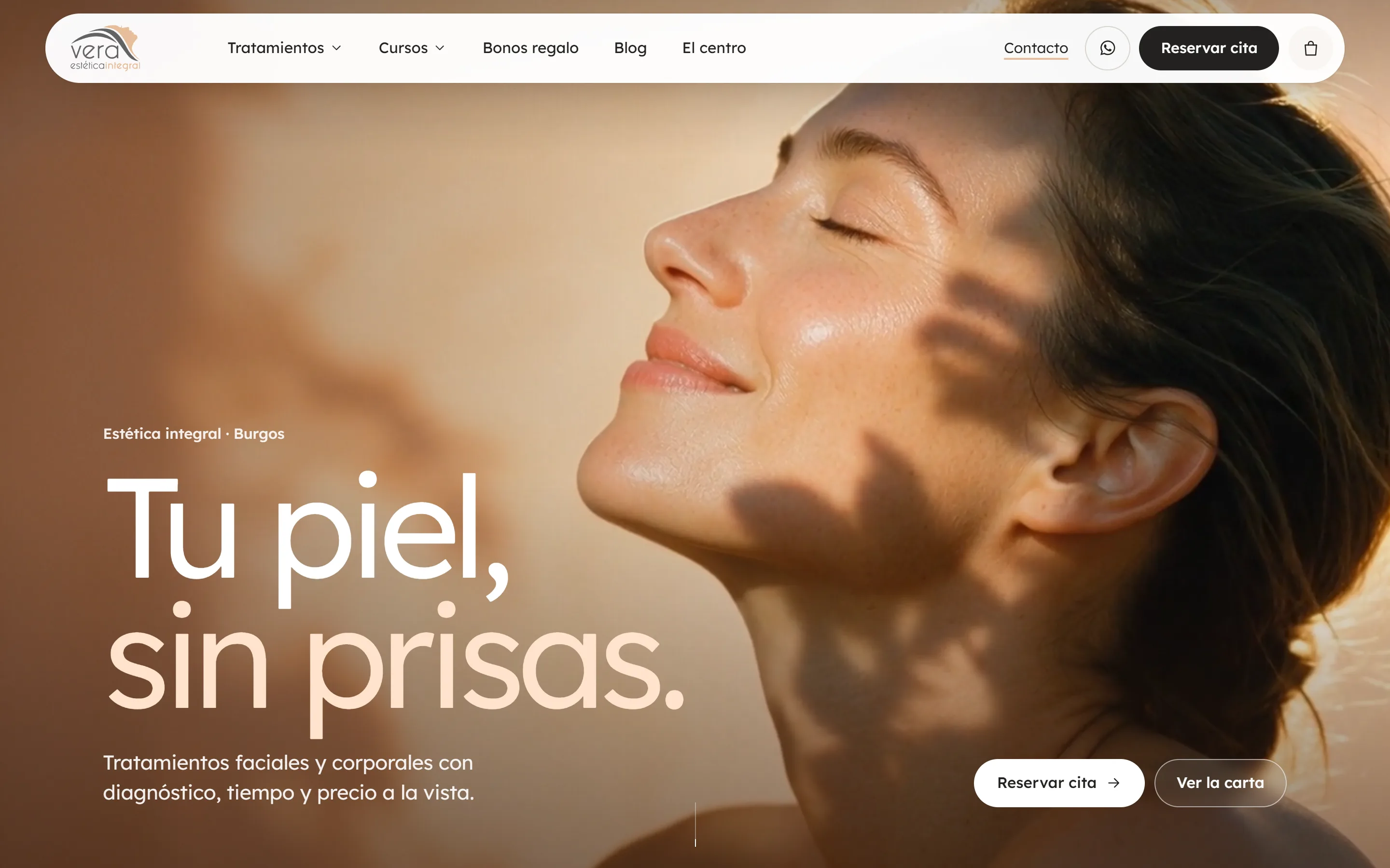 Web de Vera Estética Integral