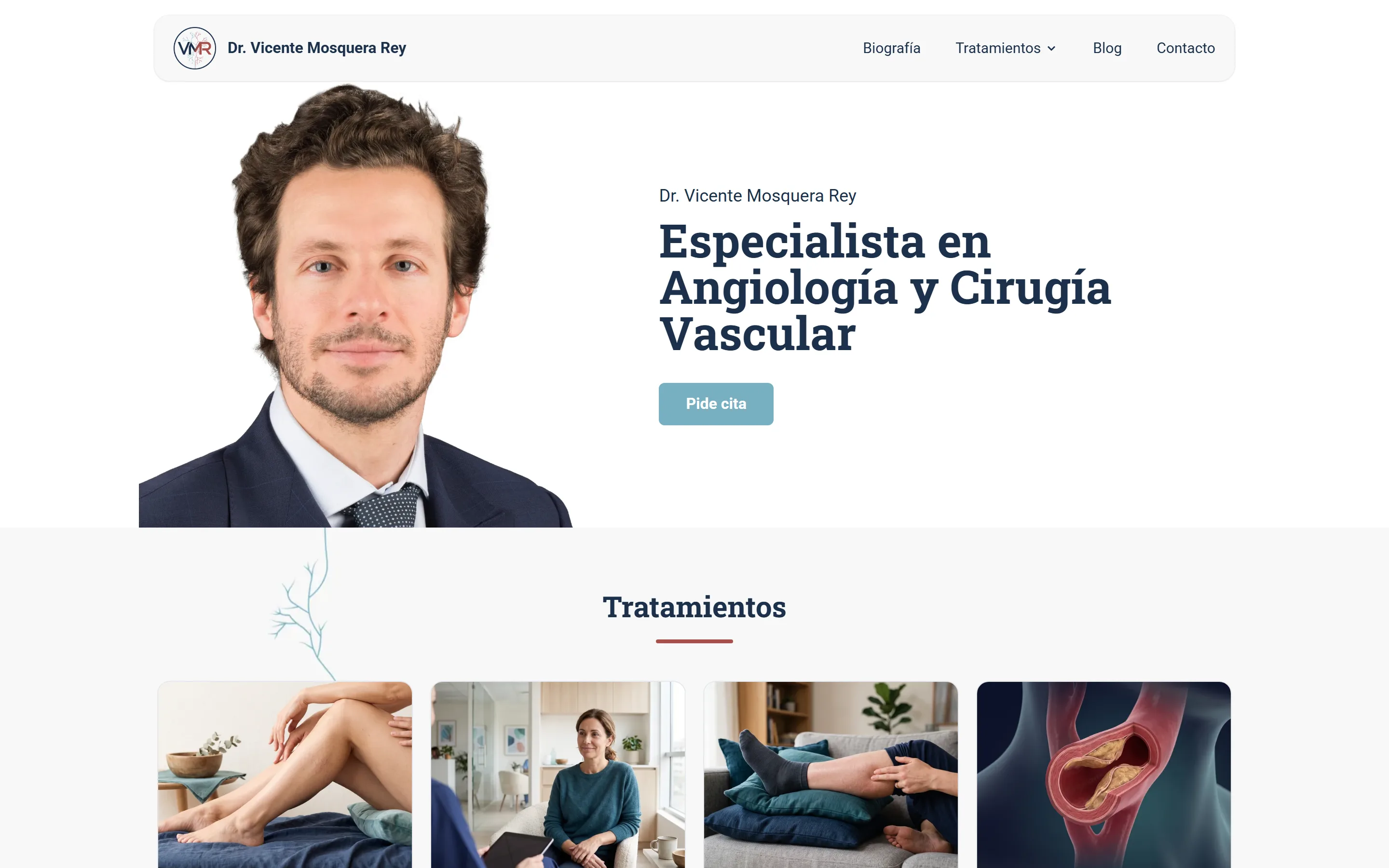 Web de Dr. Vicente Mosquera